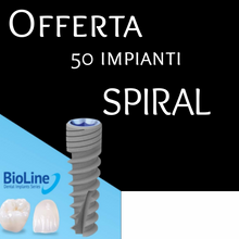 Carica l&#39;immagine nel visualizzatore di Gallery, Offerta 50 Impianti Spiral BioLine
