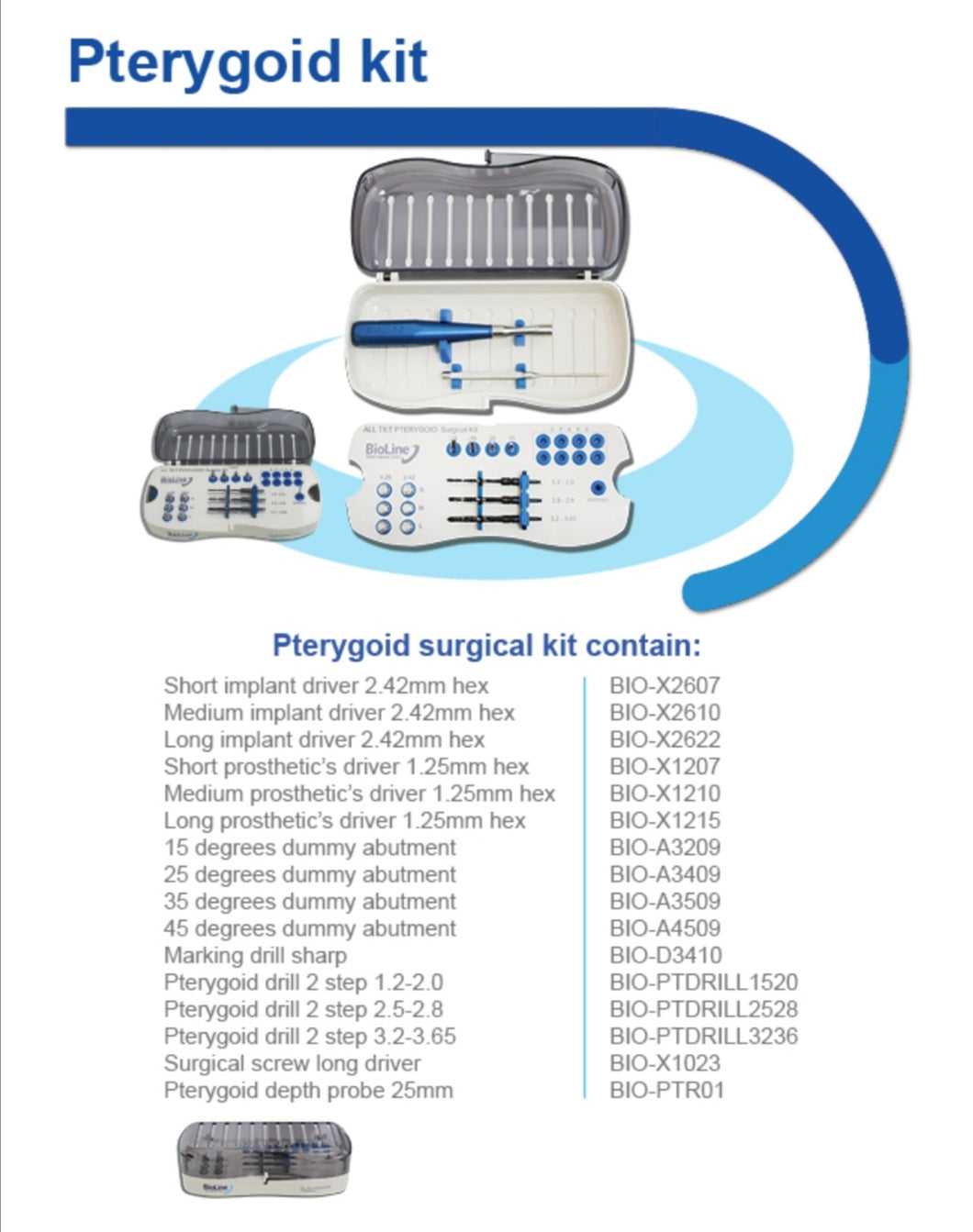 Pterygoid Surgical Kit
